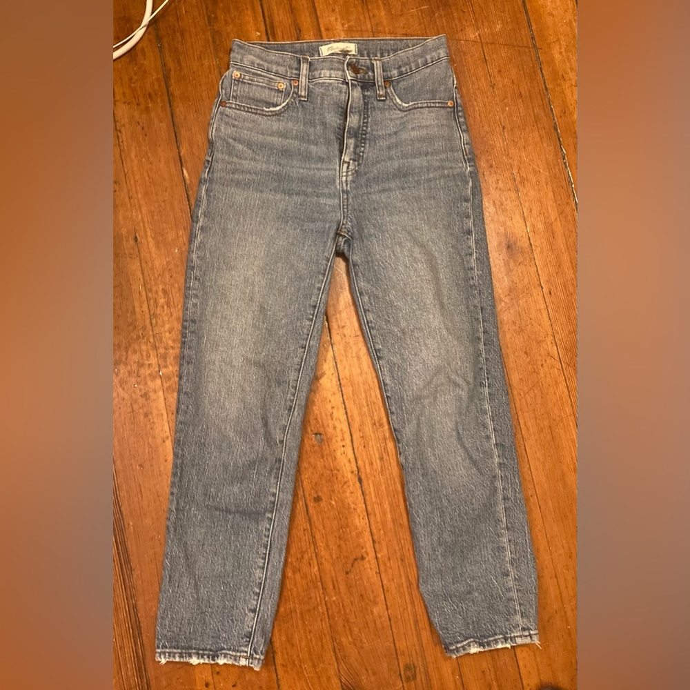 Madewell ankle boyfriend jeans